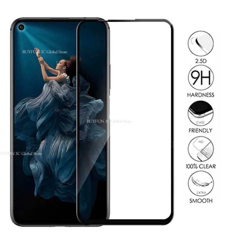 Закаленное стекло для объектива камеры 2-в-1 Huawei Nova 5 T t YAL-L21 6 26 дюймов Защита экрана