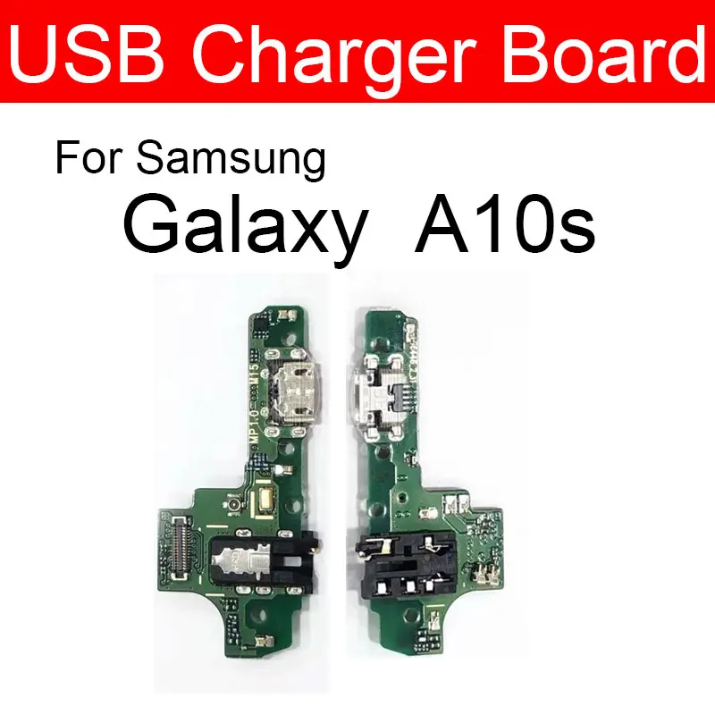 Плата порта Usb для зарядки Samsung Galaxy A10s SM-A107FD A107FD Usb зарядное устройство модуль USB зарядное устройство Замена платы