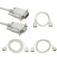rs232 db9 9 pin male to female serial port cable industrial adapter connector extending wire cord for computer pc