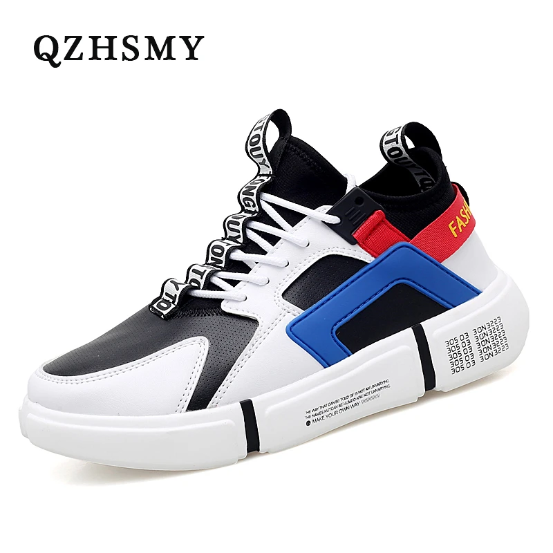 

PU Shoes Men Autumn Fashion Casual Sneakers Breathable Lace Up Men Casual Shoes 2020 New Arrival Zapatillas Hombre