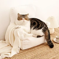 cute cat sofa pet furniture photography photo props scene layout cute pet fabric chair comfortable nest four seasons cat bed