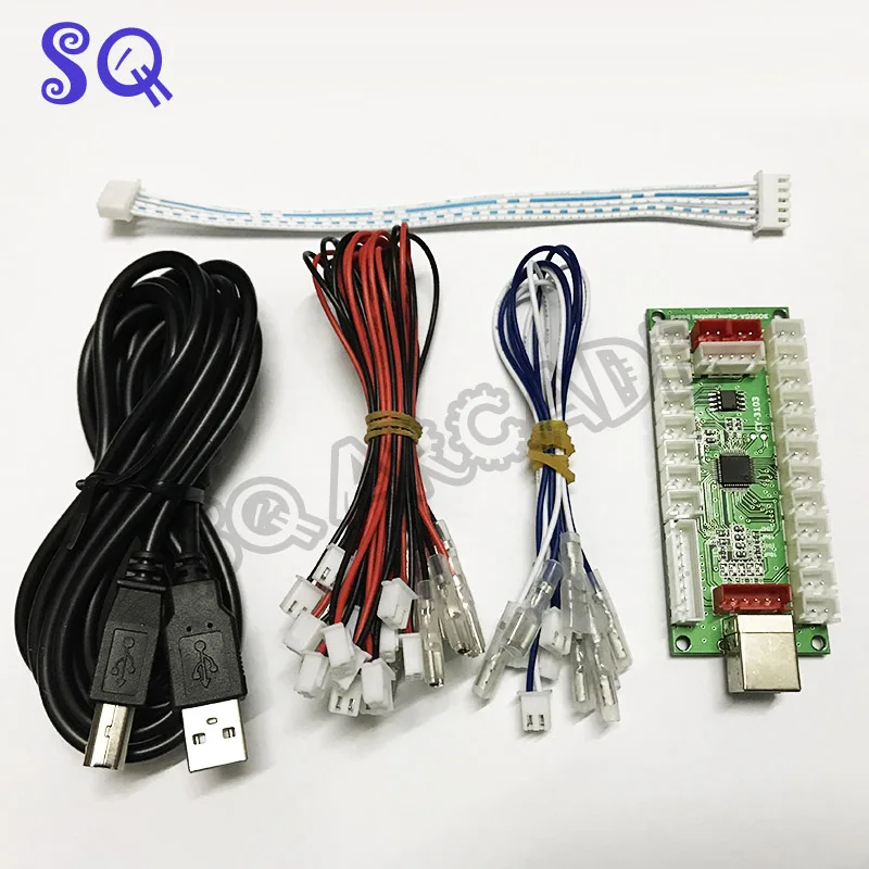 4 в 1 PS2/PS3/PC/ BOX360 Аркада pcb джойстик USB аркадный кодировщик borad к ПК Джойстик Sanwa для