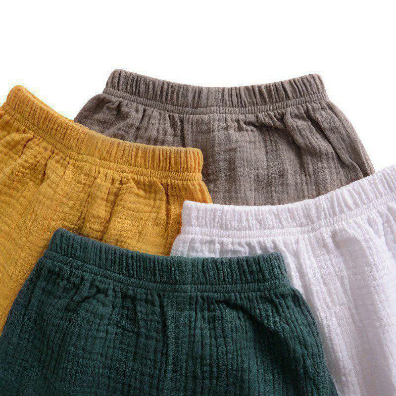 Штаны шаровары из хлопка с принтом для мальчиков и девочек на осень весну