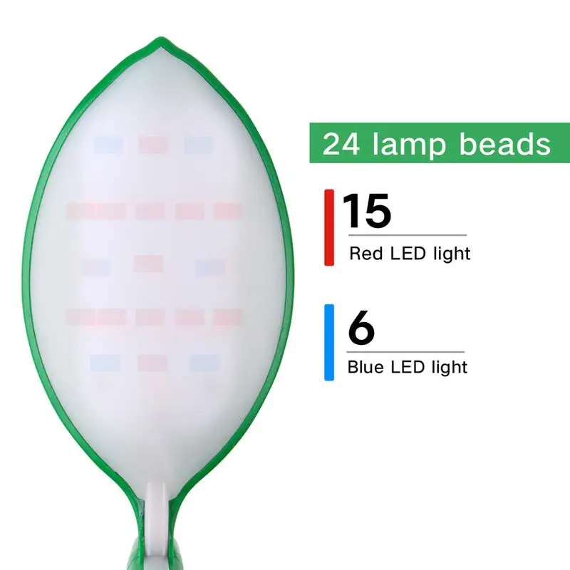 

Plant Light Adjustable Dimmable Leave Shape LED Grow Light Fitolamp For Indoor Seedlings Flower Fitolampy Grow Tent Box