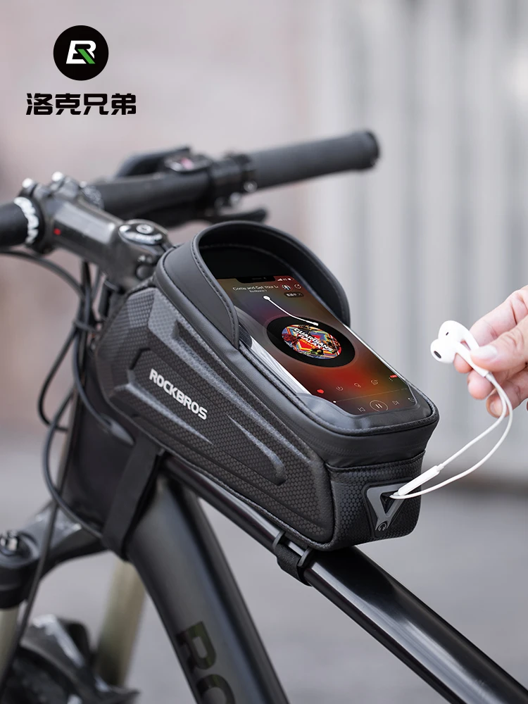 

Bicycle package front beam package tube front package mobile phone package mountain road cycling accessories