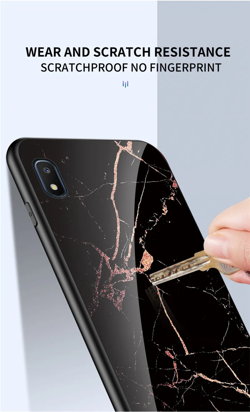 Для Meizu M5 M6 M8 M9 Note мраморный узор градиент закаленное стекло задняя крышка для M6T M5S