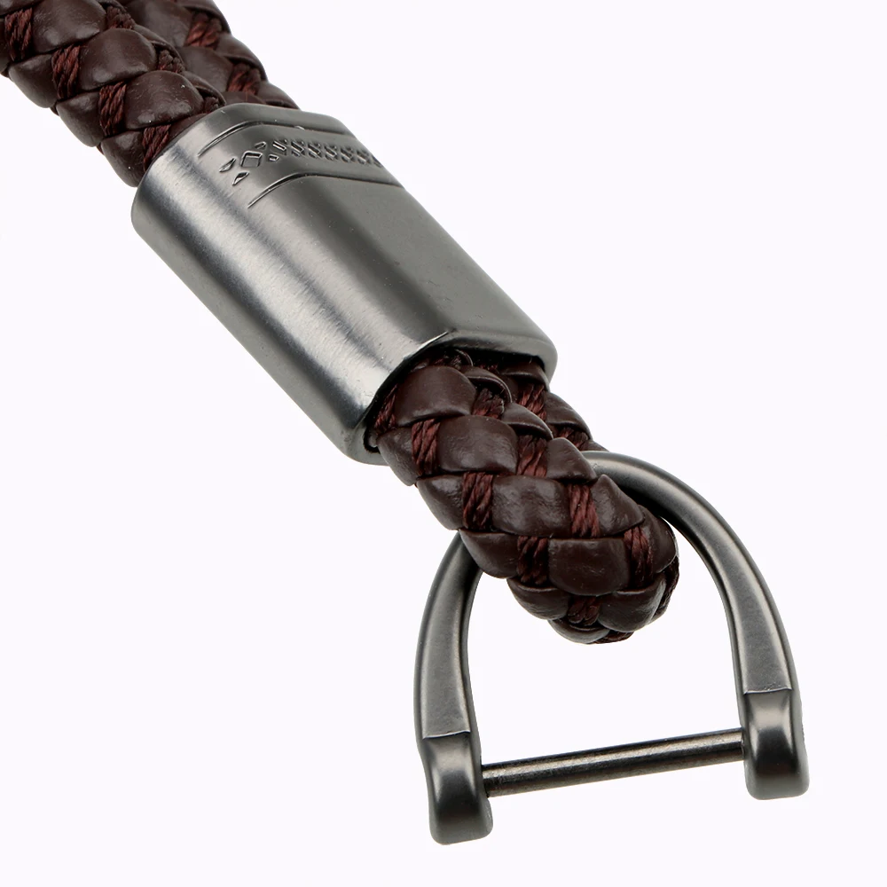 FORAUTO автомобильный брелок для ключей из PU искусственной кожи ручной работы в виде