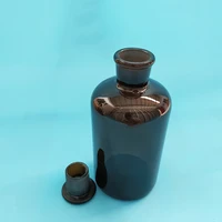 brown reagent bottlenarrow neck with standard ground glass hollowsolid stopperclearboro 3 3 glass1000mlsample vials