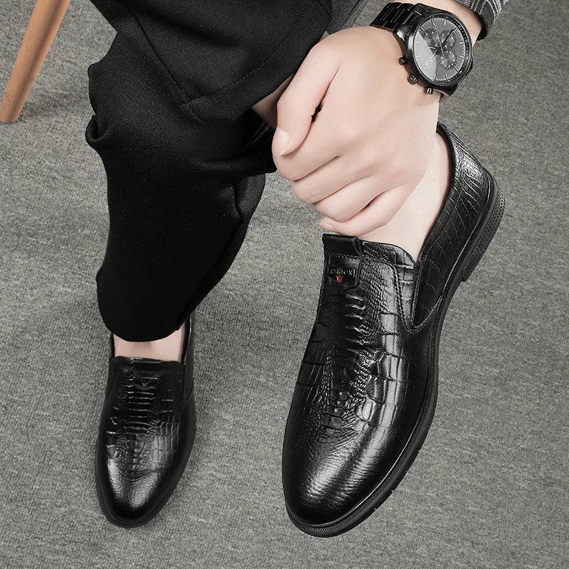 

Mens Shoes Casual Leather Casual Leather Shoes For Men Men's Leisure Zapatos Hombre Cuero Fashion Wear Flat Informales De