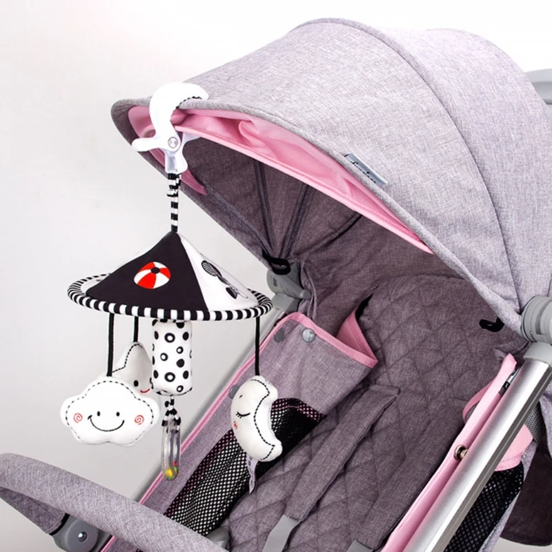 

Baby Stroller Rattle Toy Crib Cot Pram Hanging Pendant Plush Hand Bell Infants Sensory Toys Shower Gifts