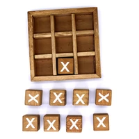 tic tac toe wood coffee tables family games living room strategy board games