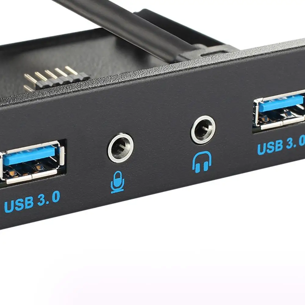 Двойной порт s USB 3 0 5 дюймов металлическая передняя панель Телефон с 1 портом