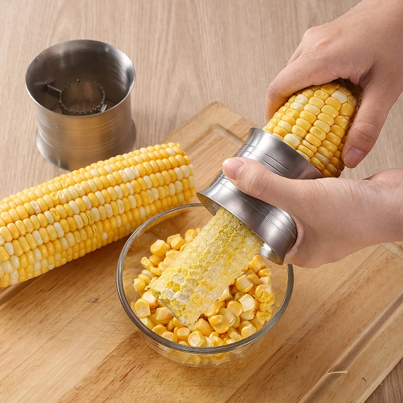 

304 Stainless Steel Corn Thresher Rotary Corn Kernel Peeler Separator