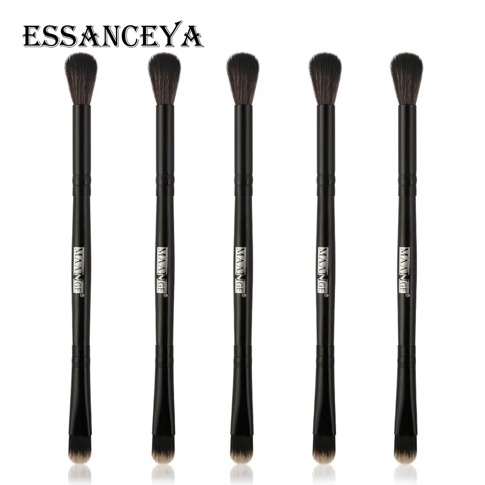 5PCS ESSANCEYA, 5 шт., Профессиональный набор кистей для макияжа, косметический инструмент для макияжа, тени для век, подводка для глаз, кисть для смешивания, мягкие черные кисти для макияжа - Handle Color: 5PCS