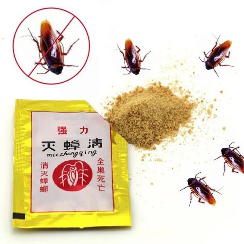 

10 Pcs Effective Killer Cockroach Powder Bait Special Insecticide Bug Beetle Cucaracha Medicine Insect Reject Pest Control