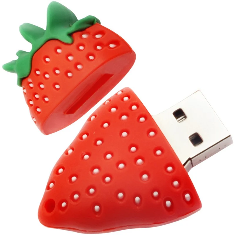 Usb флеш накопитель в виде арбуза вишни мультфильма 32 ГБ 64 карта U диск 4 8 16 128 256