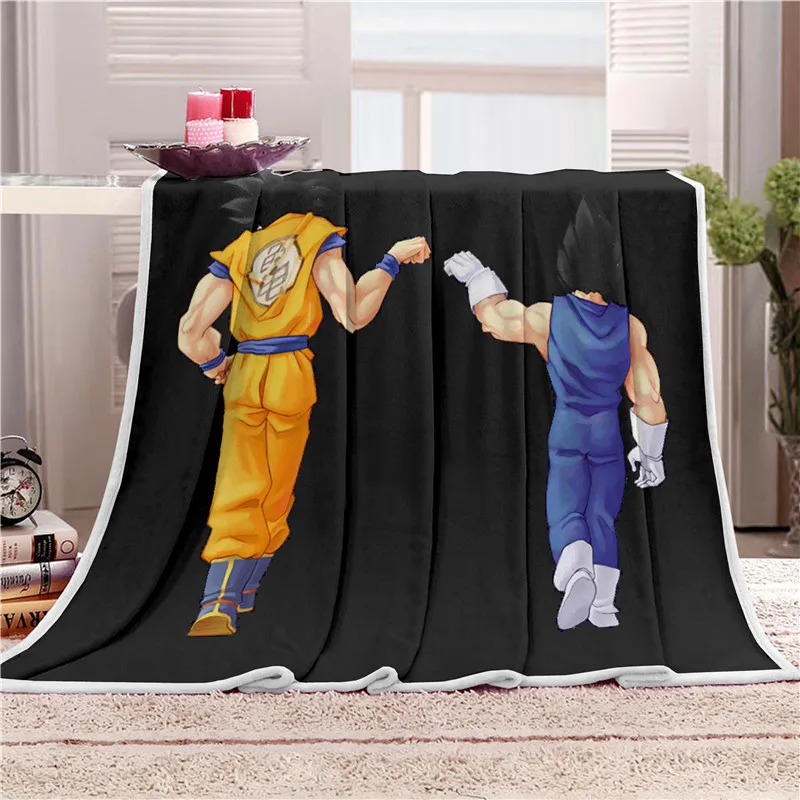 Аниме драконий жемчуг Z Goku одеяло коврик гобелен с героями мультфильмов супер мягкое настенное покрывало пляжное полотенце коврик одеяло пляжное полотенце - Цвет: Style 1