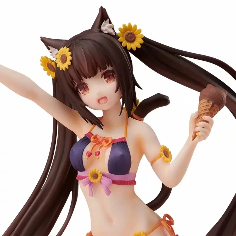 17 см Новинка Native Nekopara Chocola & Vanilla 1/7 Масштаб ПВХ фигурка Аниме Сексуальная девушка