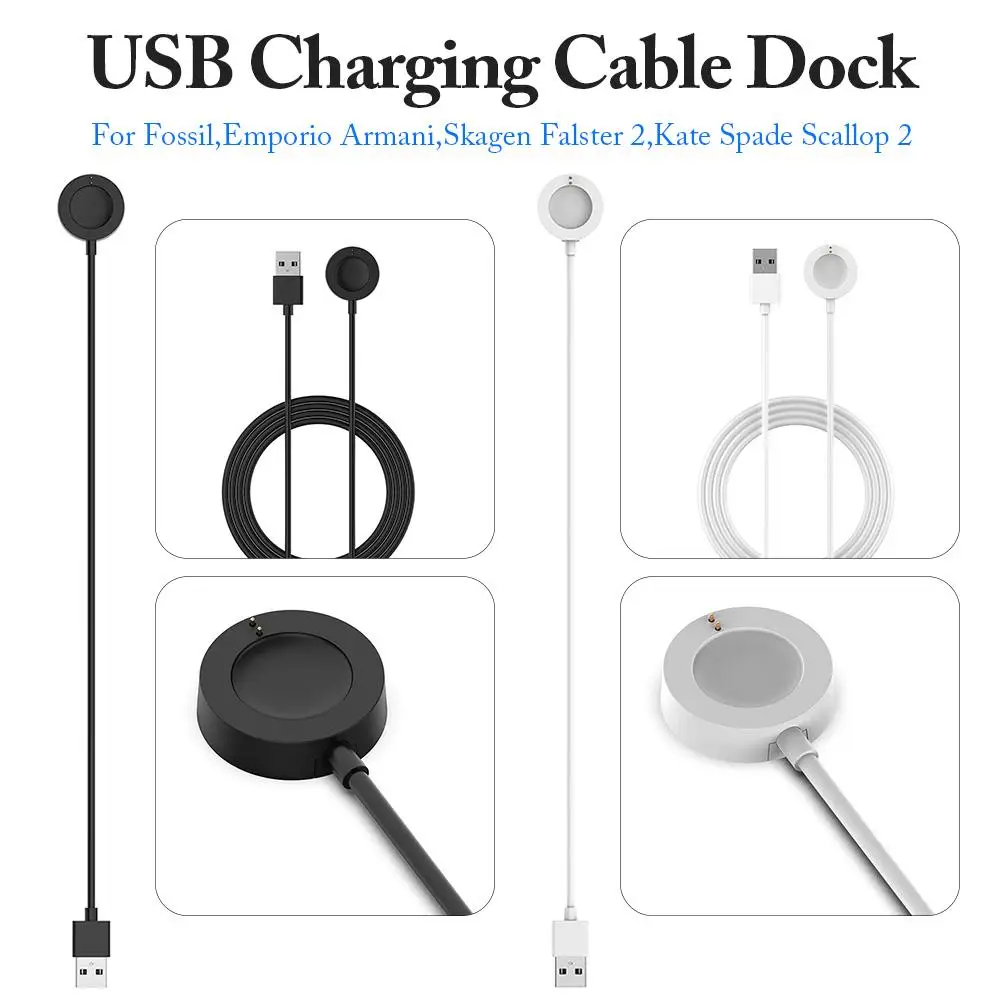 Для Fossil Gen 4 5 зарядное устройство Замена беспроводной usb зарядная док станция с