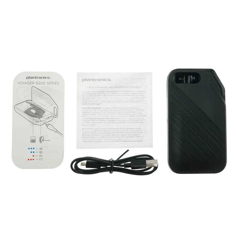 Plantronics Voyager 5200/5210 шумоподавление Бизнес наушники Bluetooth беспроводная гарнитура с поддержкой программного обеспечения технология WindSmart