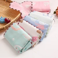 free shipping breathable cotton baby face towel wipes kids facecloth bath hand towels washcloth 5 pcslottj1754
