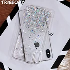 Чехол для Huawei P Smart Pro Plus Z Smart 2020, прозрачный чехол с блестками для Huawei Y9S, Y7, Y9 Prime 2019, Y5 2018, чехол для телефона