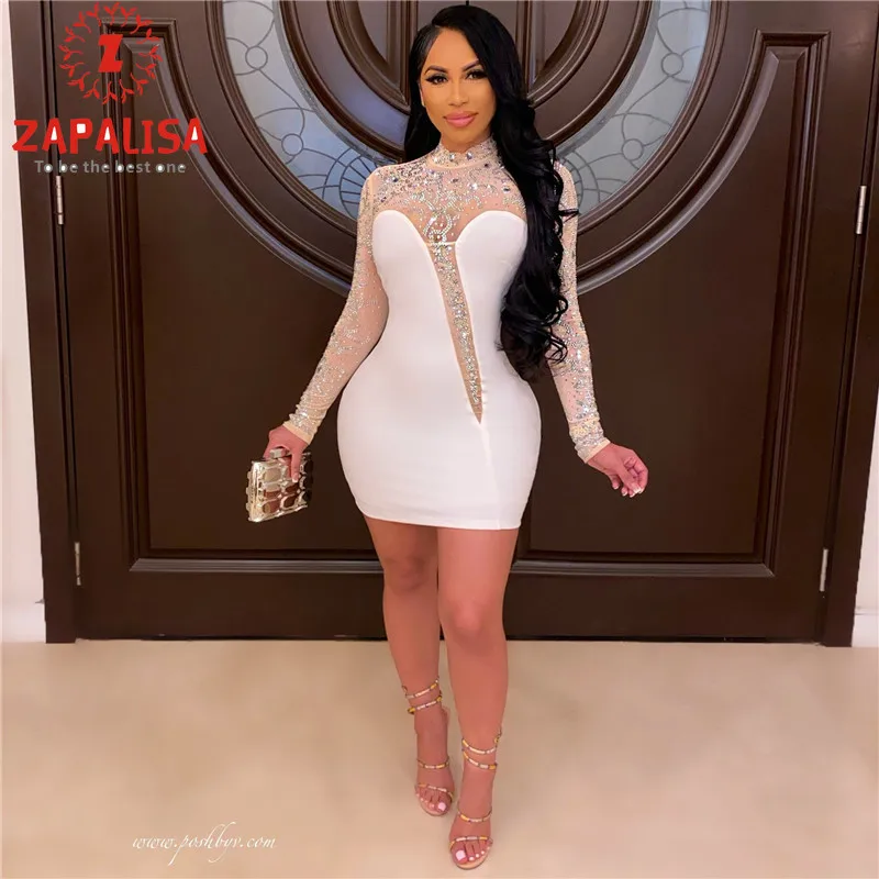 

Сексуальное женское платье-карандаш для ночного клуба лоскутное дизайнерское кружевное Прозрачное мини-платье с круглым вырезом и длинным...