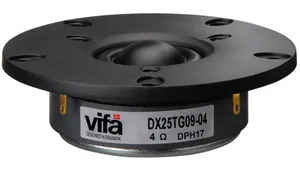 2 шт. оригинальный Vifa DX25TG09-04 4 ''Домашнее аудио DIY черный мембранный купольный Динамик драйвер 4 Ом100 Вт