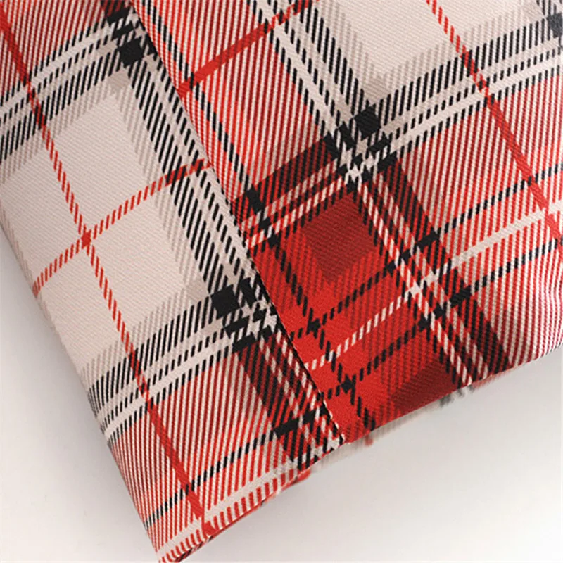 

Stylish Double Breasted Plaid Women Blazer Pockets Jackets Female Retro Suits Coat Feminino blazers Outerwear High Quality