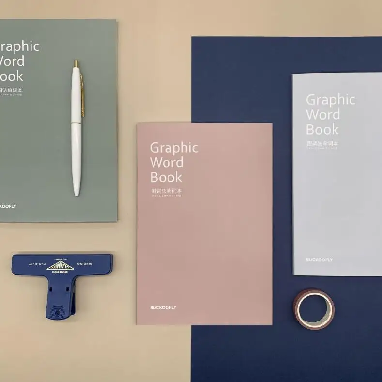 Sharkbang 40 листов кавайная графическая книга с надписями на английском языке