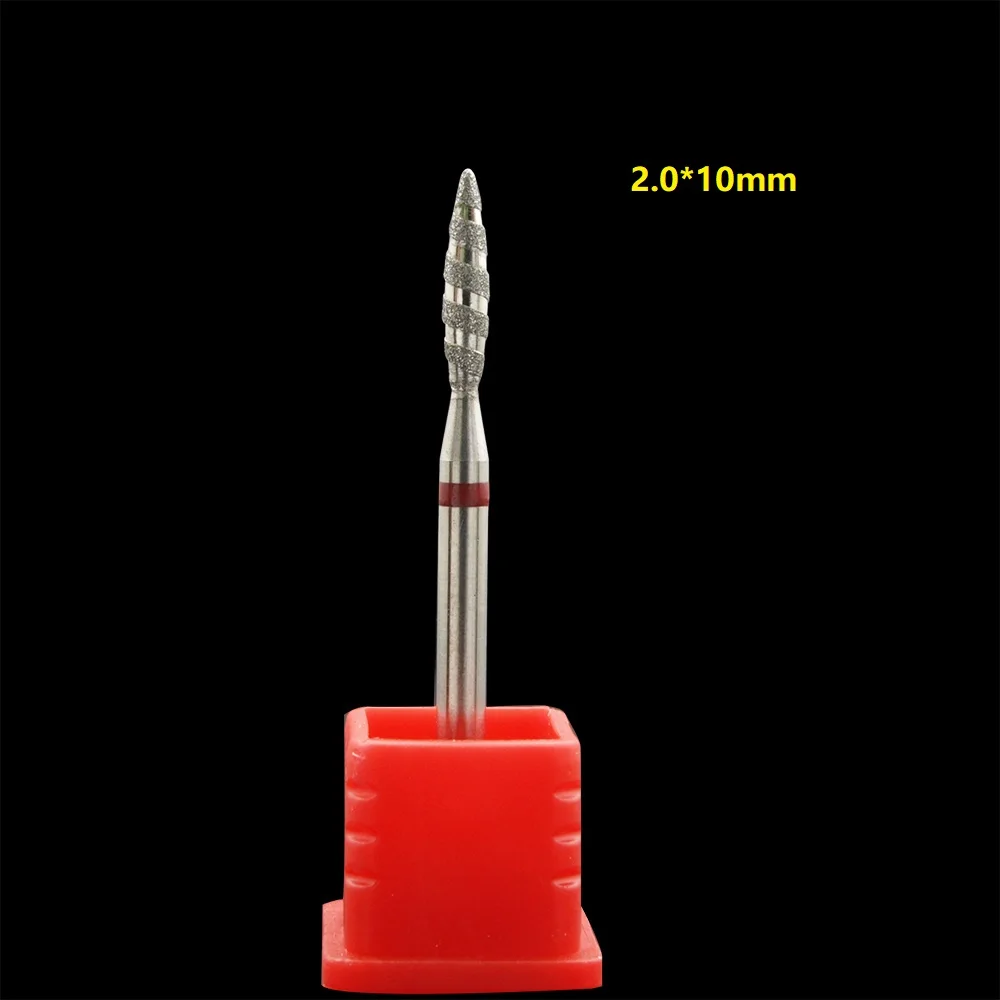 5 Type Diamond Nail Drill Milling Cutter for Manicure Rotary Drill Bits Grinder Burr Cuticle Clean Nail Accessory Tool