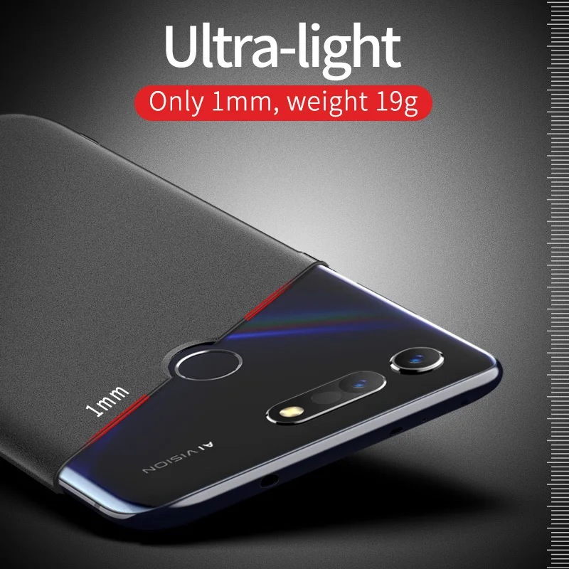 Чехол Msvii для Huawei Honor V20 Матовый Жесткий чехол-накладка View 20 ультратонкие
