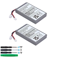 2 plug battery for sony ps4 and ps4 pro slim dualshock 4 v1 v2 wireless controller cuh zct1e cuh zct2 lip1522kcr1410 2000mah