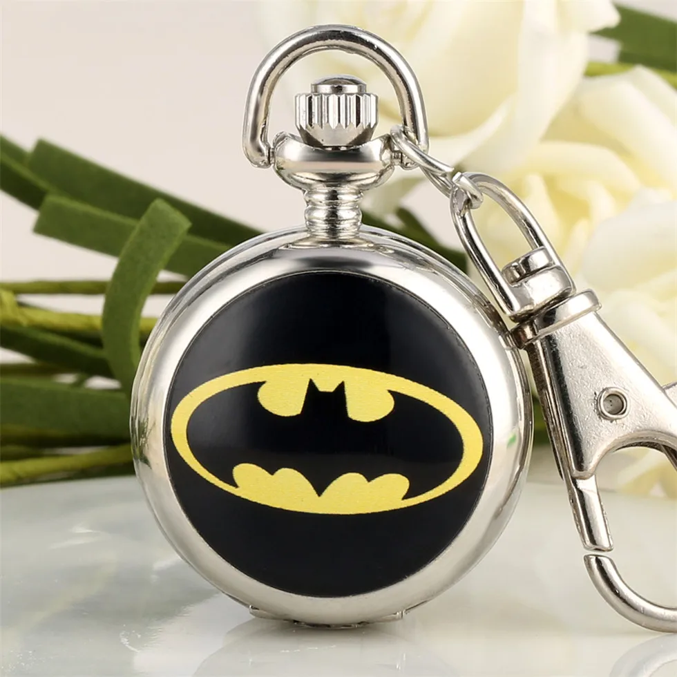 Карманные часы Бэтмен с пряжкой для мальчиков крутые маленькие детей лучший