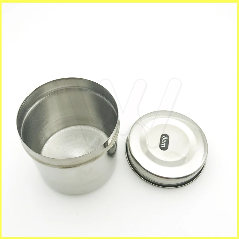 8 см tattoo медицинские Нержавеющая сталь хлопок дезинфекции контейнер-цистерна