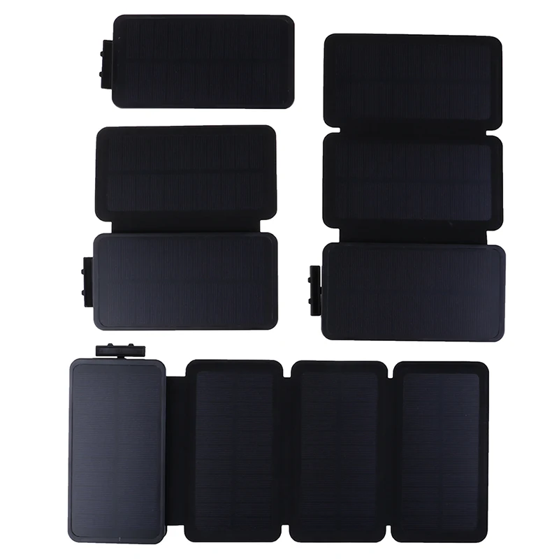 Портативный складной светодиодный двойной USB порты солнечная панель power Bank чехол