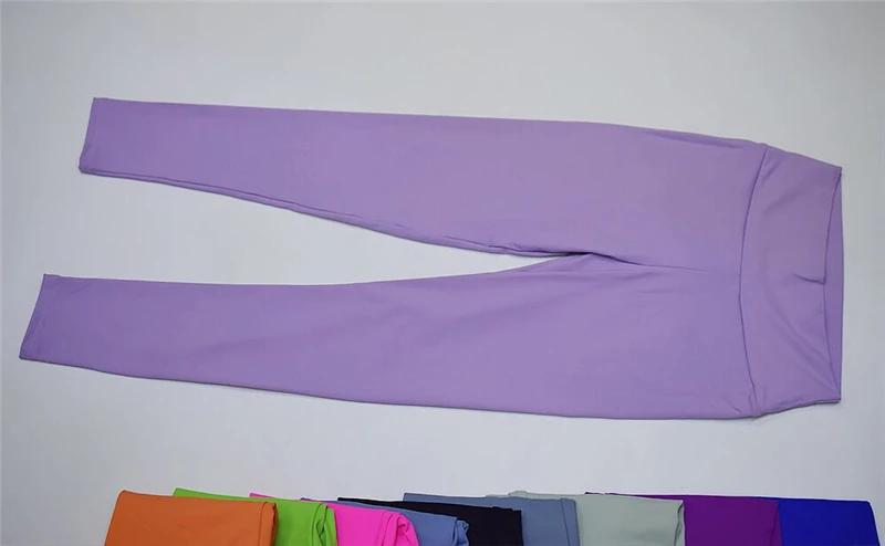 Женские штаны для йоги с высокой талией эластичные бесшовные леггинсы фитнеса