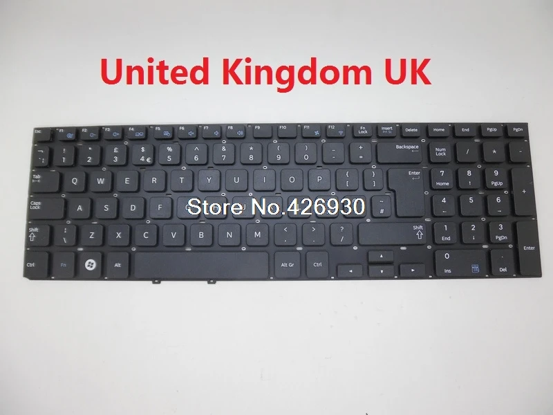 Клавиатура для ноутбука Samsung NP550P7C 550P7C Германия GR Корея KR BA59 03304C 03303B без рамки