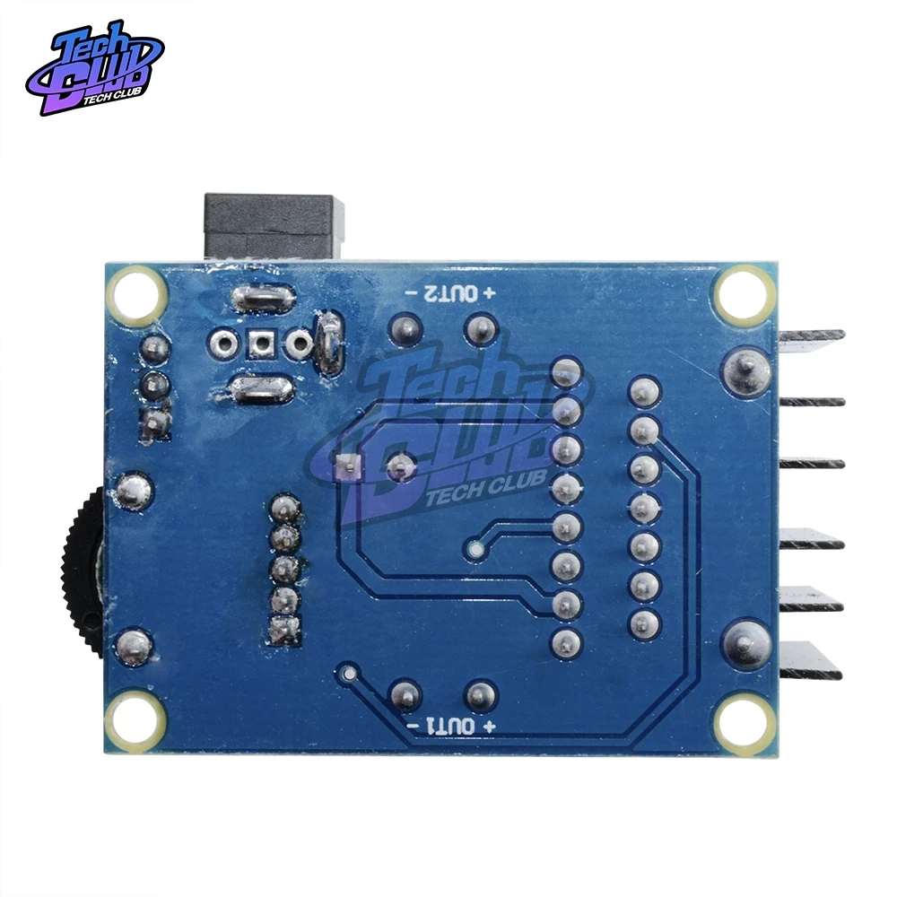 

TDA7297 Digital Audio Power Amplifier Board Dual Channel Speakers Audio Amplifier Module DC Power Plug Adapter Connector