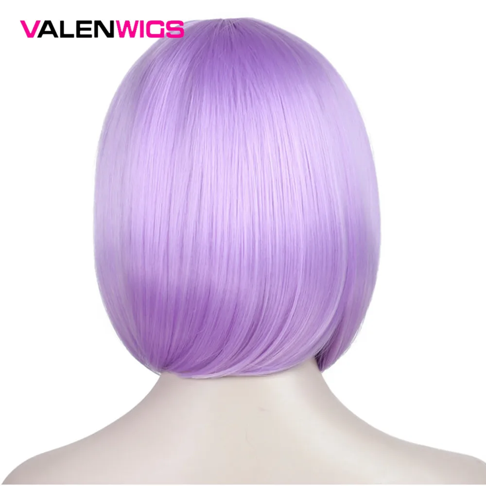Женские прямые волосы в стиле БОБО Valenwigs парики из синтетического волокна с