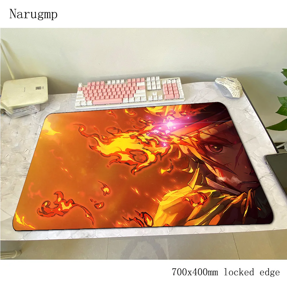 

Demon Slayer mats 700x400x4mm large gaming mouse pad big keyboard mousepad cheapest notebook gamer accessories padmouse mat