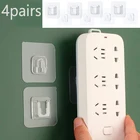 Двусторонние клейкие крючки, 14 пар, настенные крючки для кухни, прочная прозрачная настенная присоска для хранения, для кухни, ванной комнаты