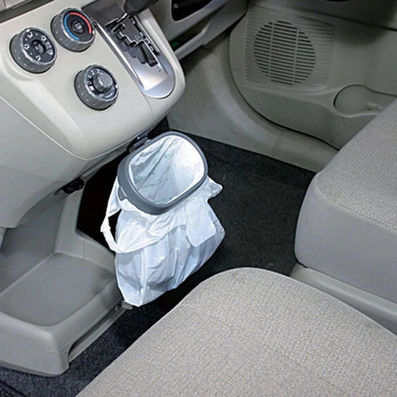 2 шт. в наборе Автомобильное Мусорное ведро Пластик Портативный съемный