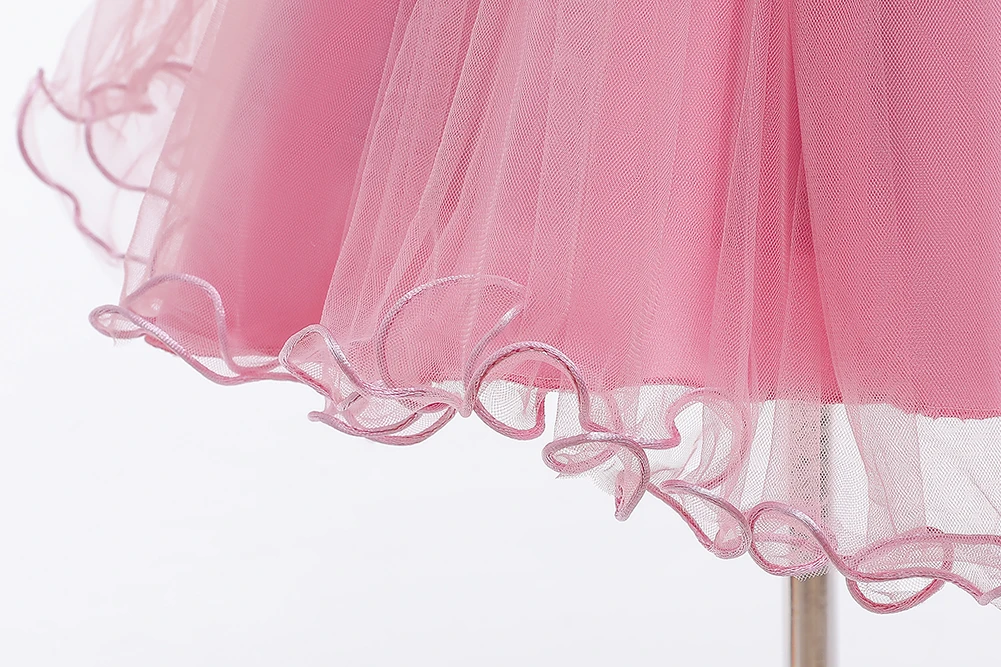 Vestido infantil/зимнее детское платье; платье принцессы с жемчужинами для девочек; свадебное платье с цветочным узором для девочек; Детские платья для девочек; праздничное платье