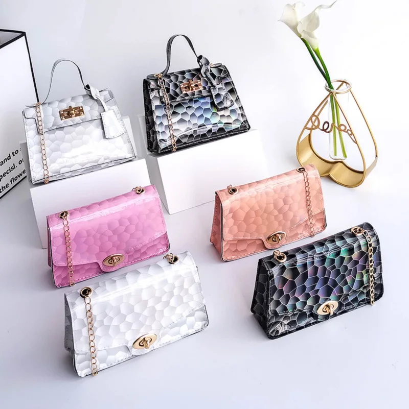 

Female Bag 2021 New Trendy Fashion Wild Small Square Bag Simple Chain Messenger Bag Trendy Handmade Bag
