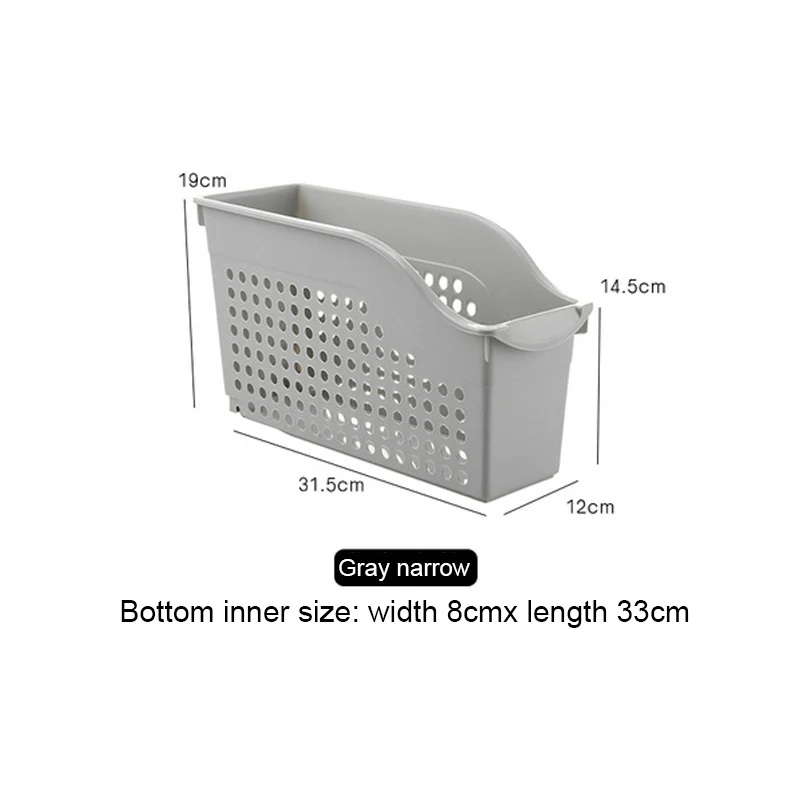 

Tabletop Cabinet Belt Wheel Storage Basket Plastic Household Kitchen Seasoning Bottle Sorting Box Bathroom Sundry Storage Basket