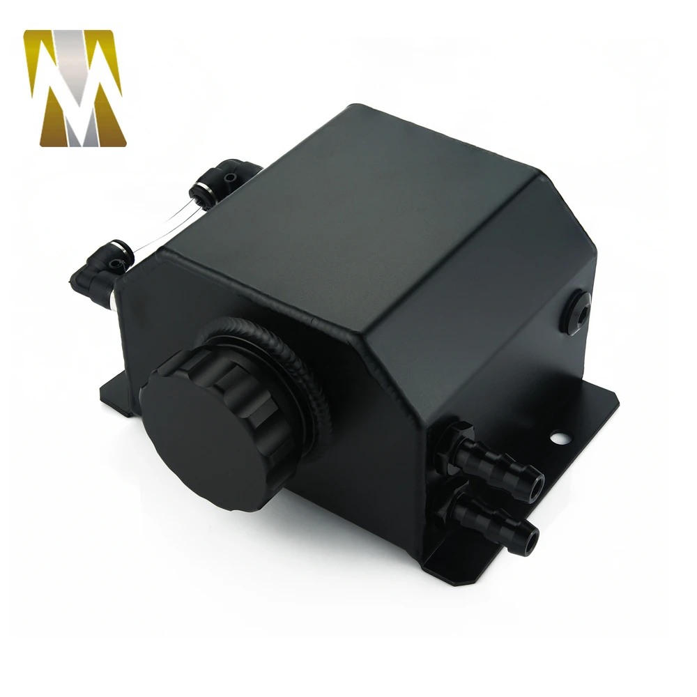 1 л 1000 мл Автомобильный Алюминиевый Серебряный маслоуловитель БАК резервуар с