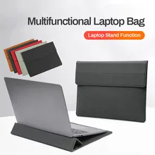 Business Laptop Case For Macbook Air Pro 13.3 13 14 Inch Stand Cover Leather Laptop Sleeve For iPad Xiaomi Lenovo HP Tablet Case