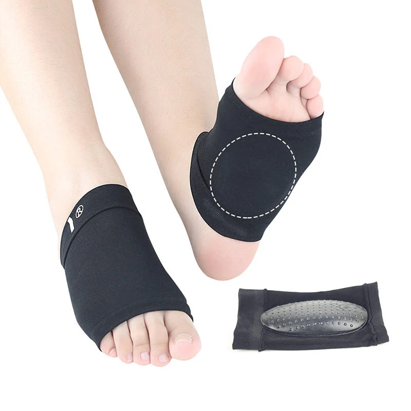 

1Pair Foot Care Arch Support Sleeves Plantar Fasciitis Heel Spurs Flat Feet Sleeve Socks Cushions Orthotic Insoles Pads