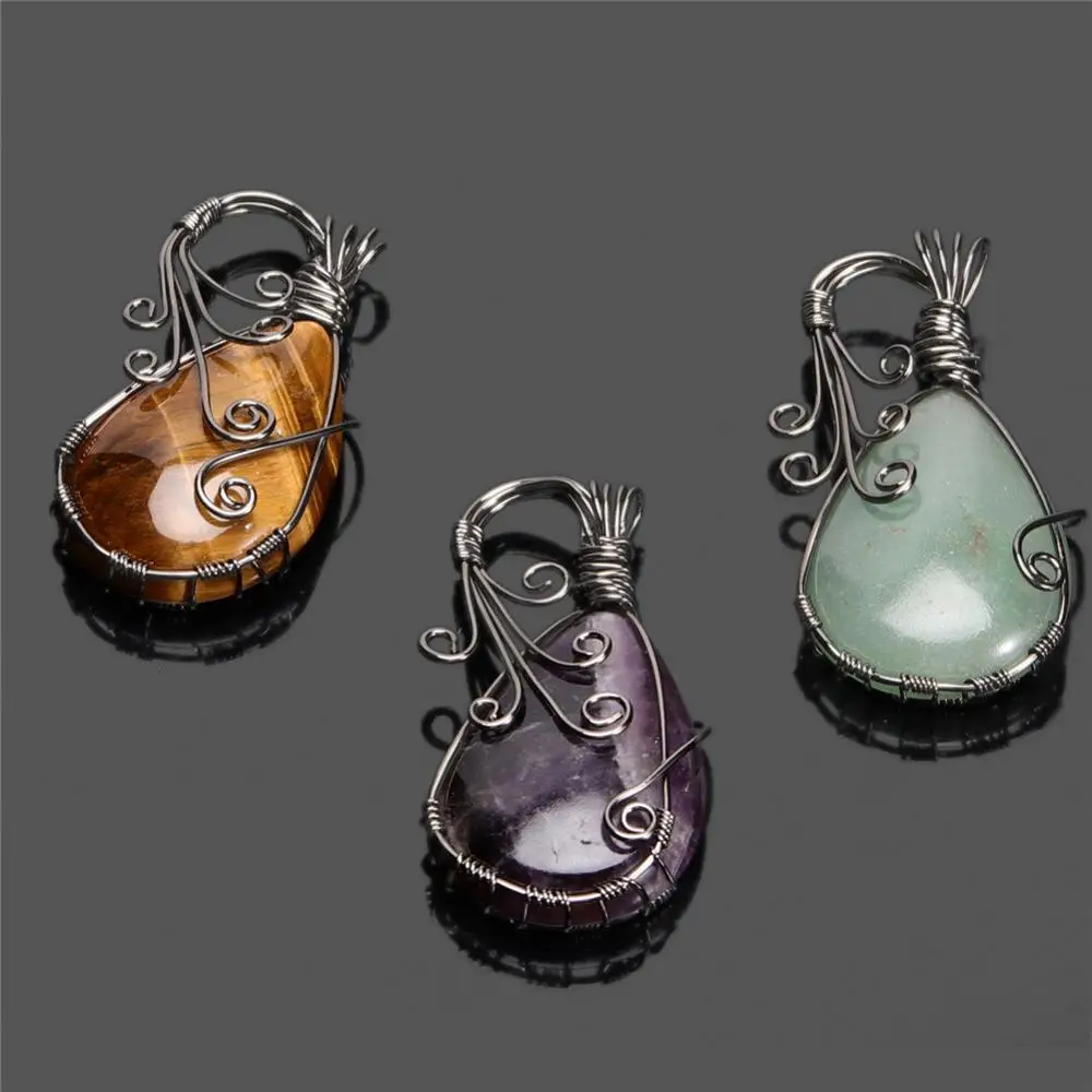 Розничная продажа 1 шт. натуральный камень розовый зеленый авантюрин белый кулон